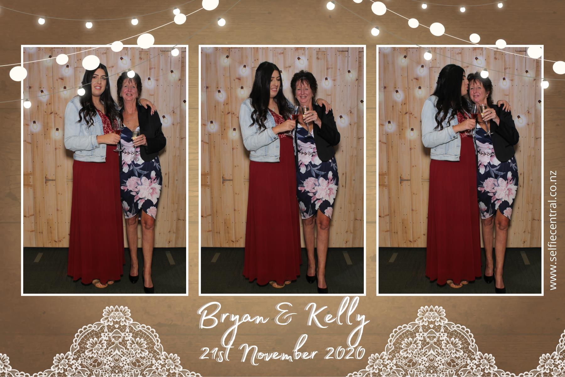 Bryan & Kelly's wedding | View more photos from the event at gallery.photobooth.co.nz/u/SelfieCentral/Bryan-Kellys-wedding